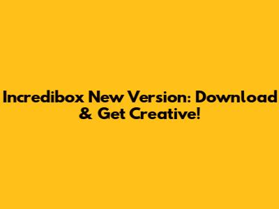 Incredibox New Version: Download & Get Creative!