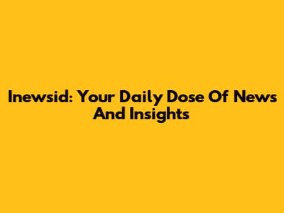 Inewsid: Your Daily Dose Of News And Insights