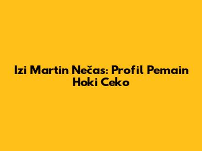 Izi Martin Nečas: Profil Pemain Hoki Ceko