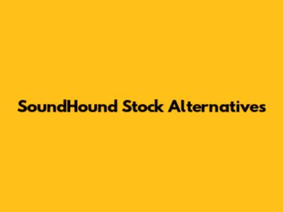 SoundHound Stock Alternatives