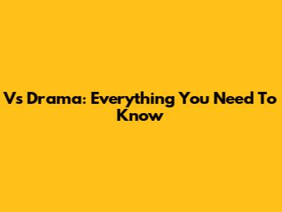 V's Drama: Everything You Need To Know